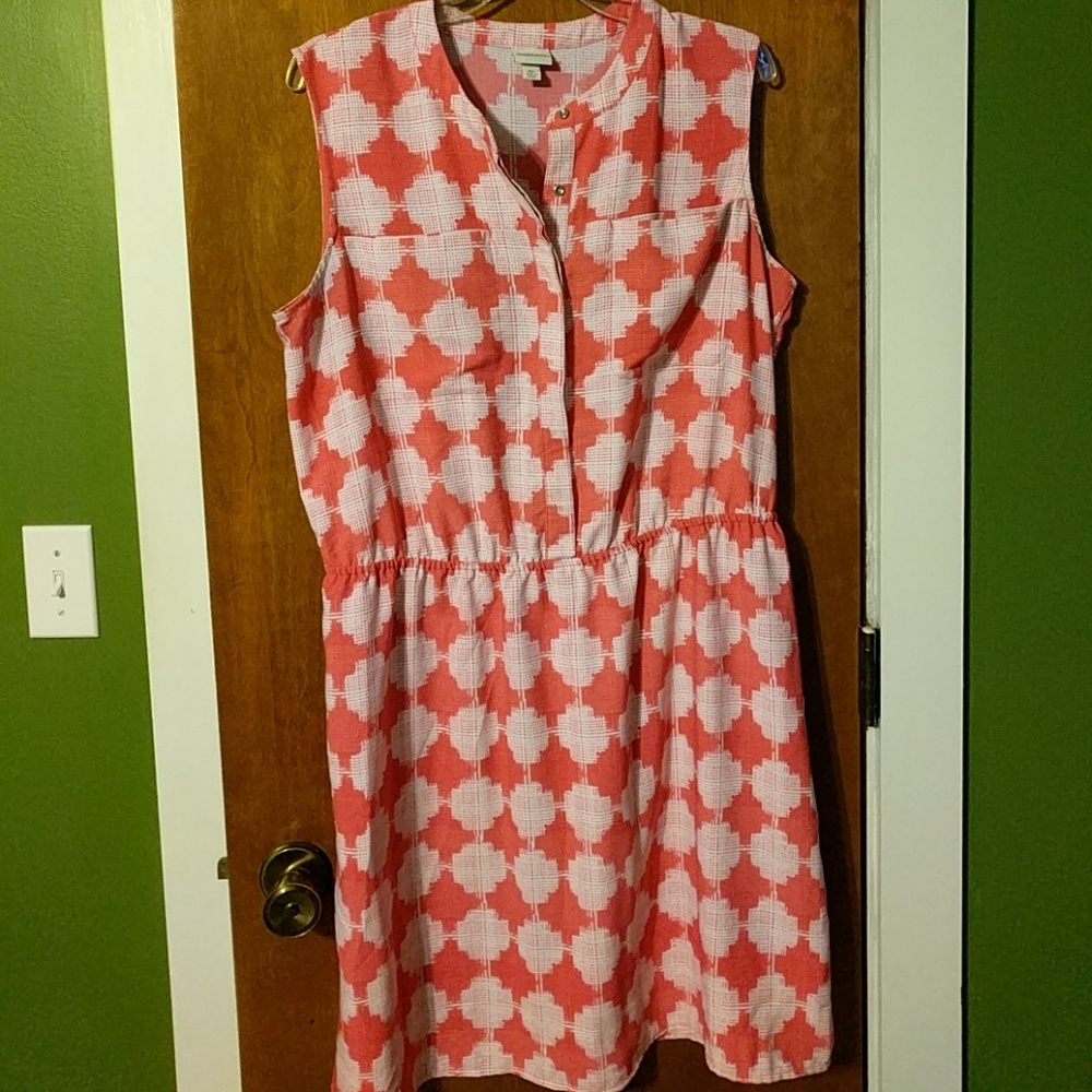 Coral/pink dress!